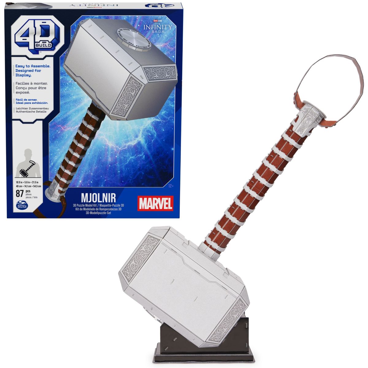 4D Puzzles: Marvel - Mjolnir Rompecabezas 4D