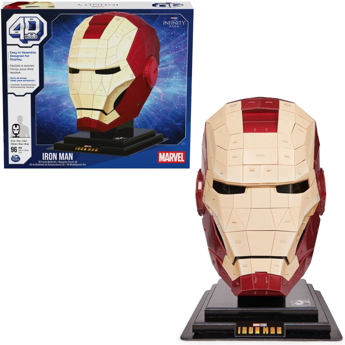 4D Puzzles: Marvel - Casco Iron Man Rompecabezas 4D