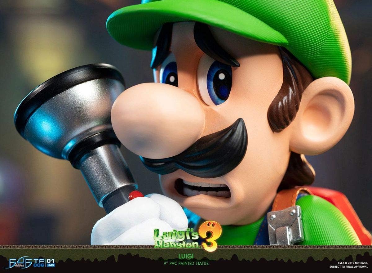 First 4 Figures: Mario Bros Luigis Mansion 3 - Luigi Cazafantasmas Edicion Estandar 9 Pulgadas