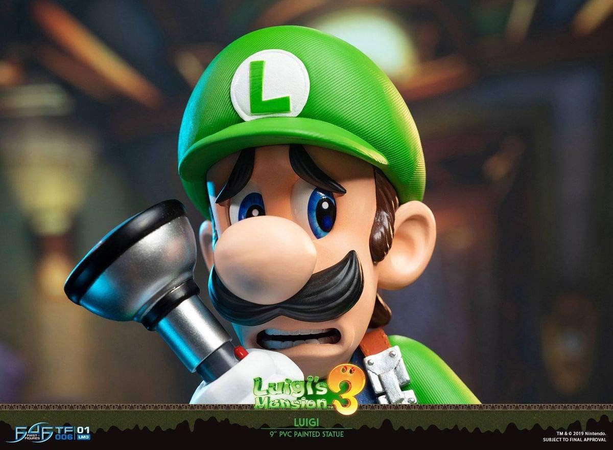 First 4 Figures: Mario Bros Luigis Mansion 3 - Luigi Cazafantasmas Edicion Estandar 9 Pulgadas