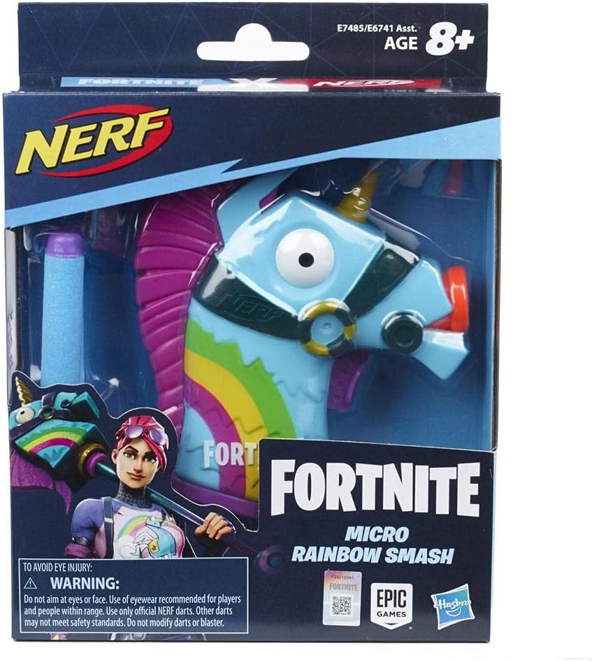 Nerf Fortnite: Microshots Rainbow Smash Lanzador De Dardos