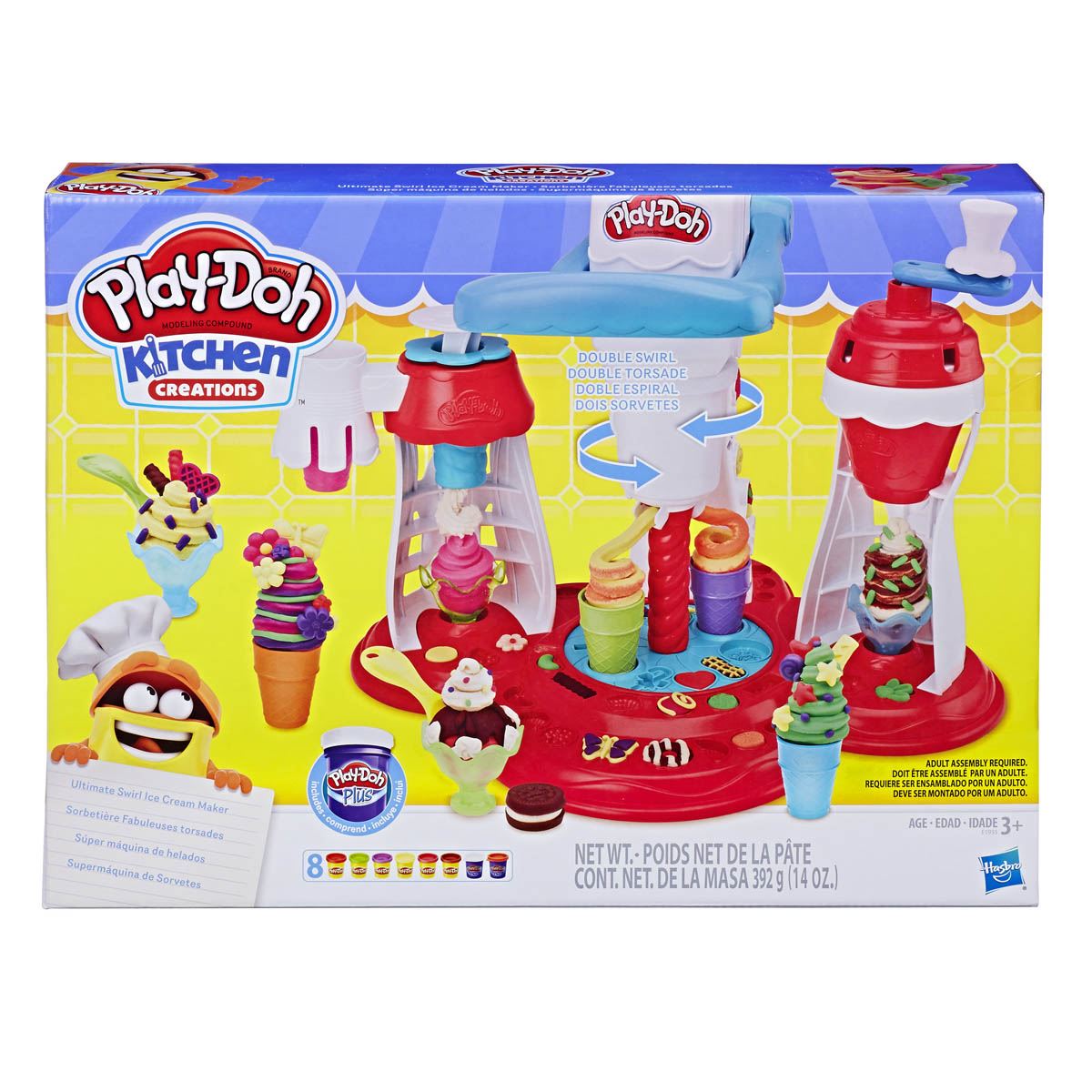 Play Doh Kitchen Set De Juego Super Maquina De Helados Distrito Max