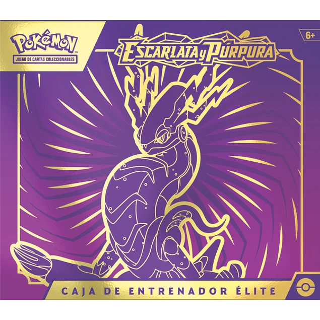 Pokemon TCG Scarlet & Violet: Elite Trainer Box Koraidon o Miraidon en Español Surtido