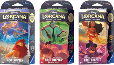 Lorcana: The First Chapter - Starter Deck En Ingles 12 Pack