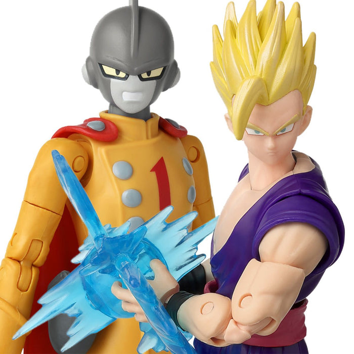 Bandai Dragon Stars: Dragon Ball Super Hero -  Gohan Super Saiyajin Vs Gamma 1 Battle 2 Pack Figura De Accion