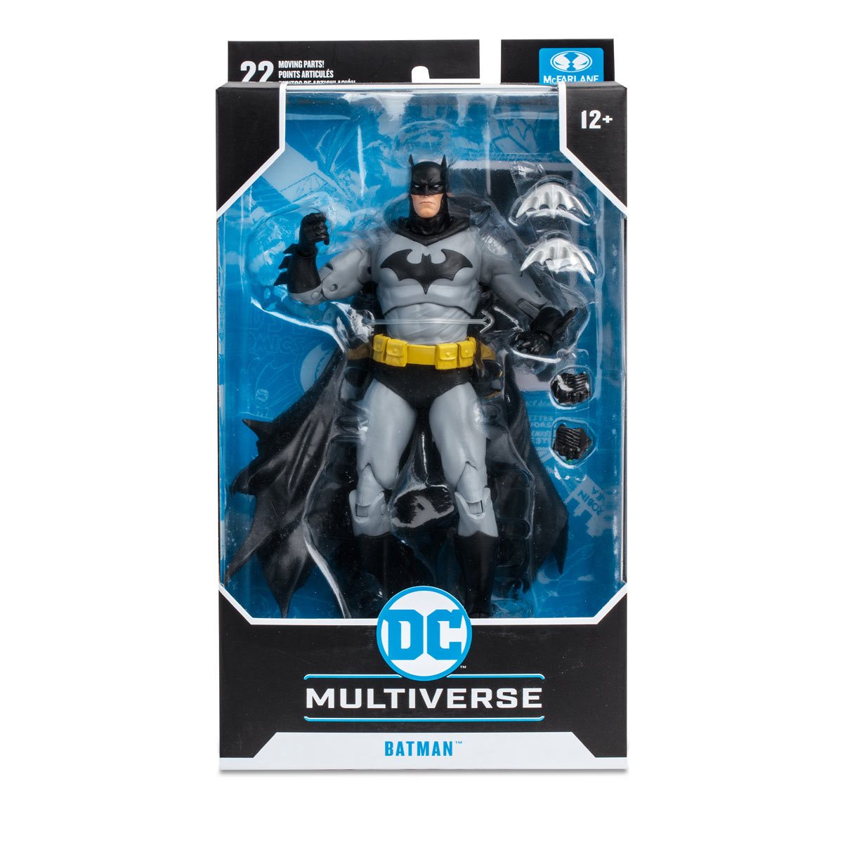 McFarlane Figura de Accion: DC Batman Hush - Batman Black And Grey 7 Pulgadas