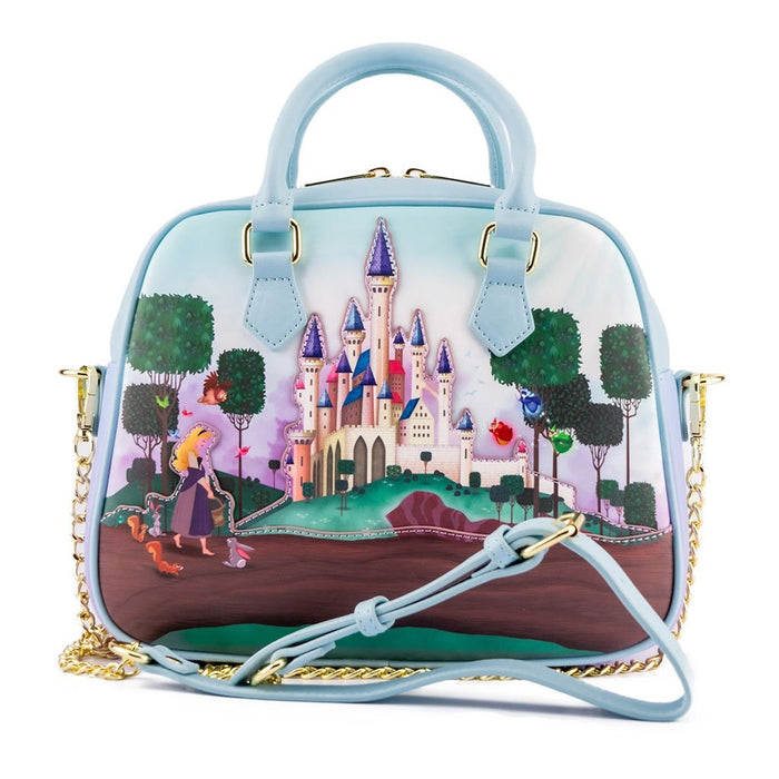 Loungefly X Disney:Castillo de Princesas Series Bella Durmiente Bolso Cruzado