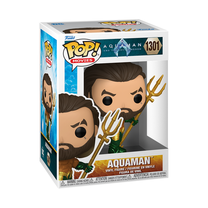 Funko Pop Movies: DC Aquaman y El Reino Perdido - Aquaman Traje de Heroe