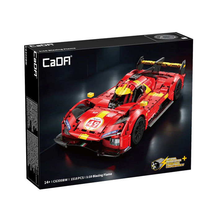 CaDA Super Cars: Blazing Flame Escala 1/10