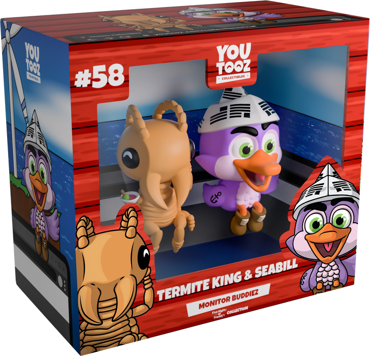 Youtooz Games: Chipper And Sons Lumber Co - Termite King y Seabill Monitor Buddiez