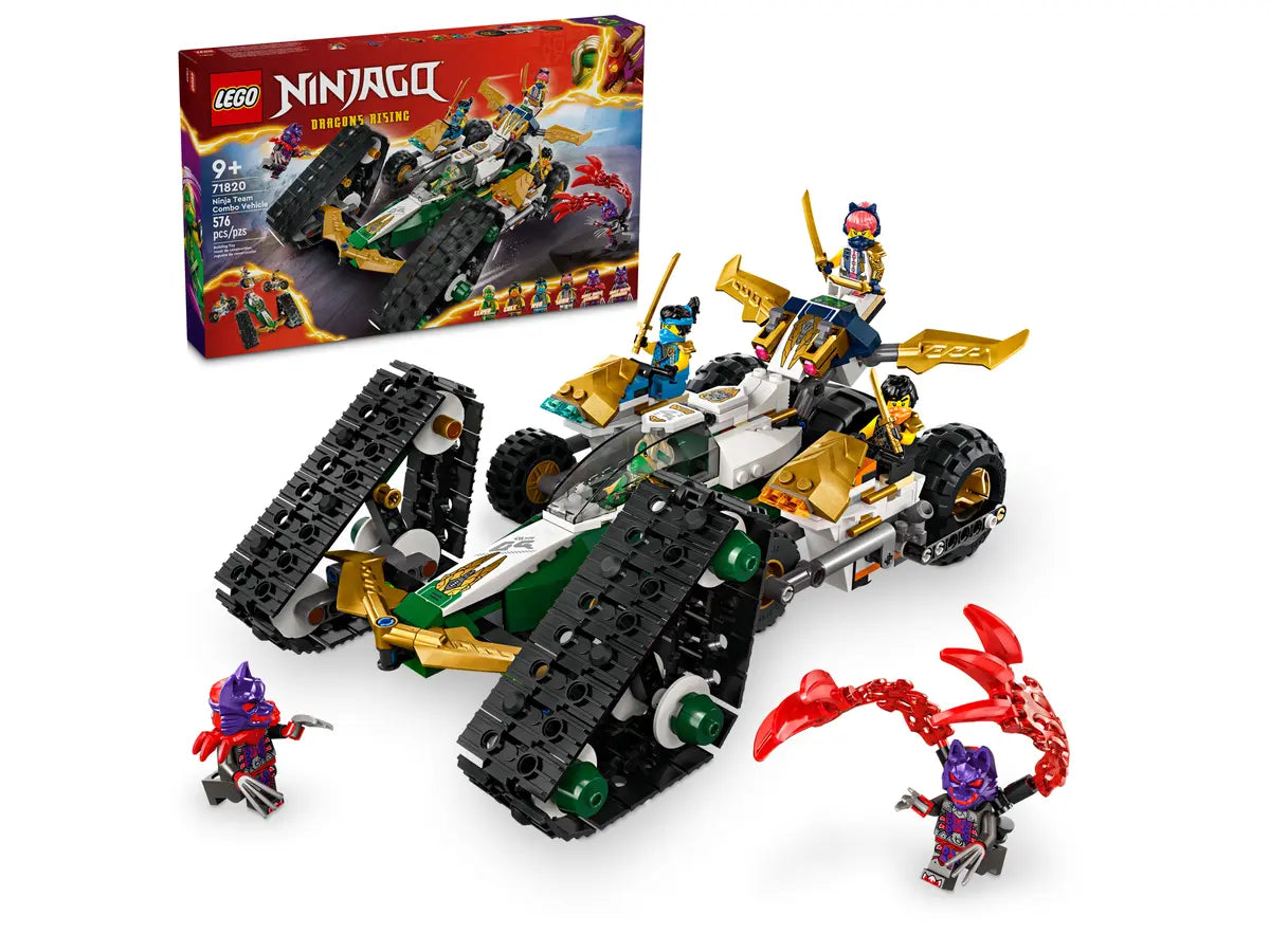 LEGO Ninjago Vehículo Combinado del Equipo Ninja 71820