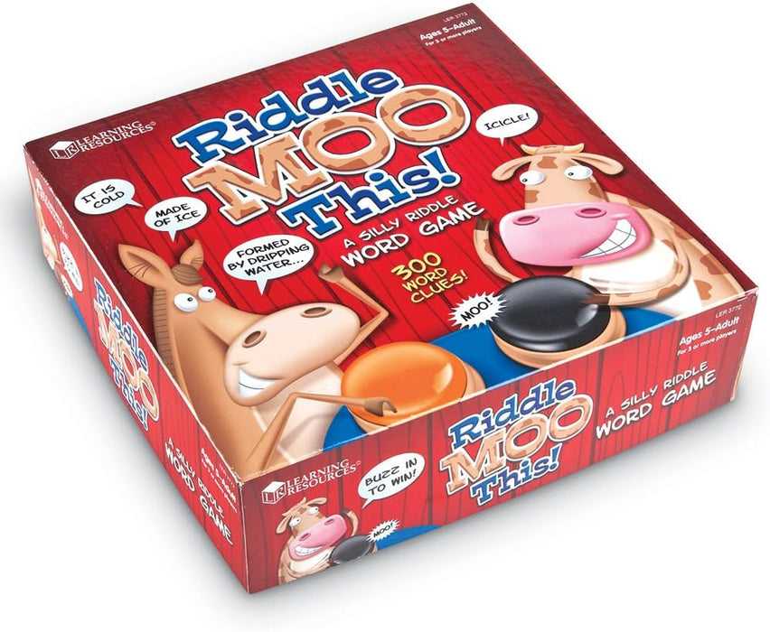 Learning Resources: Riddle Moo Juego De Palabras