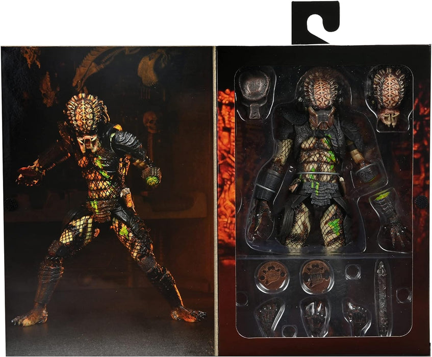 NECA Figura de Accion Ultimate: Depredador 2 - Cazador de la Ciudad Herido 7 Pulgadas