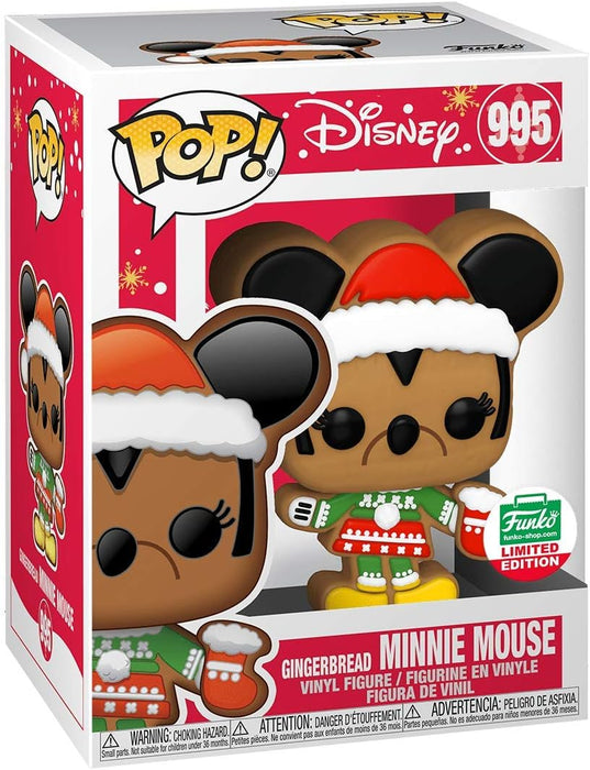 Funko Pop Disney: Gingerbread Mickey - Minnie Galleta De Jengibre Exclusivo Funko Shop