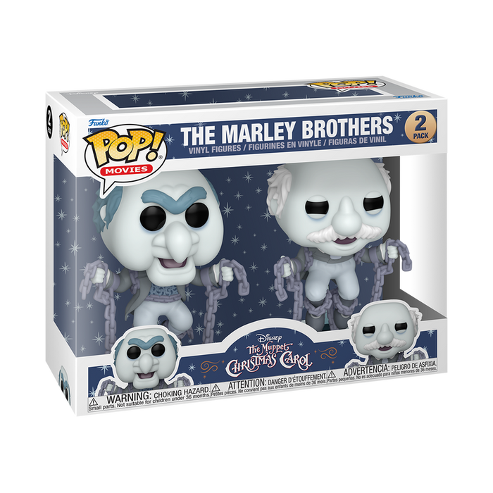 Funko Pop Disney: The Muppet Christmas Carol - Marley Brothers 2 Pack