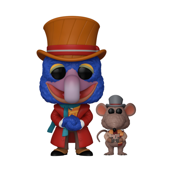 Funko Pop & Buddy: The Muppet Christmas Carol - Charles Dickens Con Rizzo