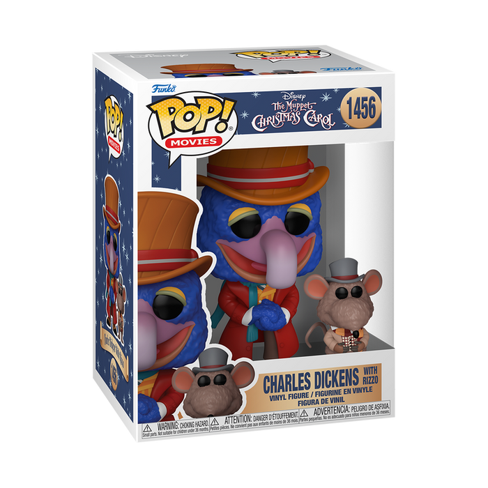 Funko Pop & Buddy: The Muppet Christmas Carol - Charles Dickens Con Rizzo