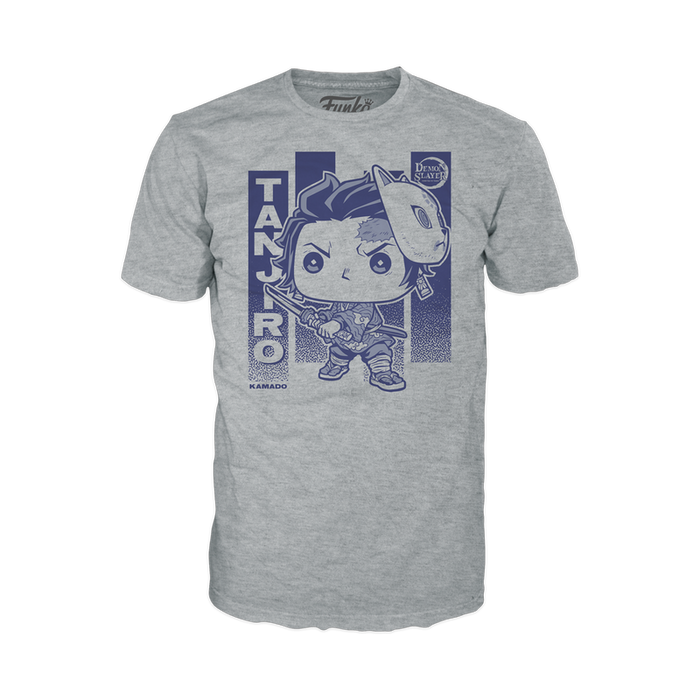 Funko Boxed Tee: Demon Slayer - Tanjiro Con Glicina Playera Chica