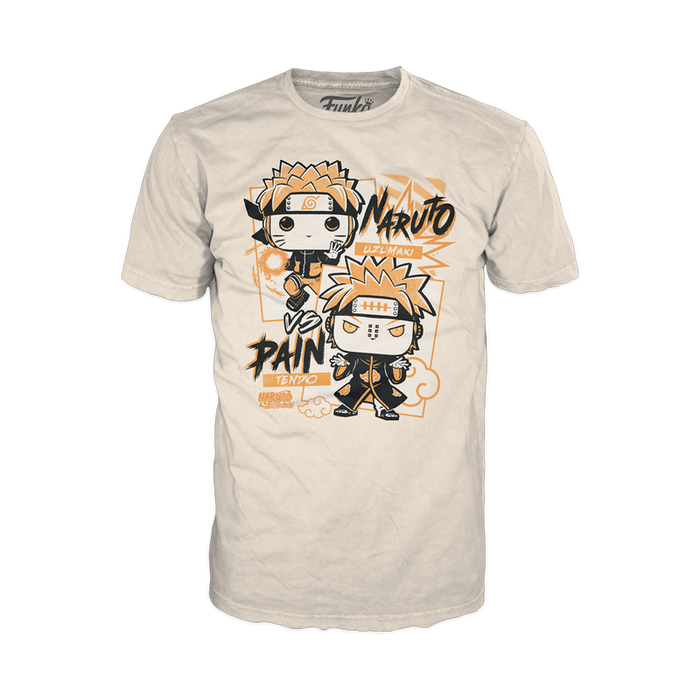 Funko Boxed Tee: Naruto Shippuden - Naruto VS Pain Playera 3XL