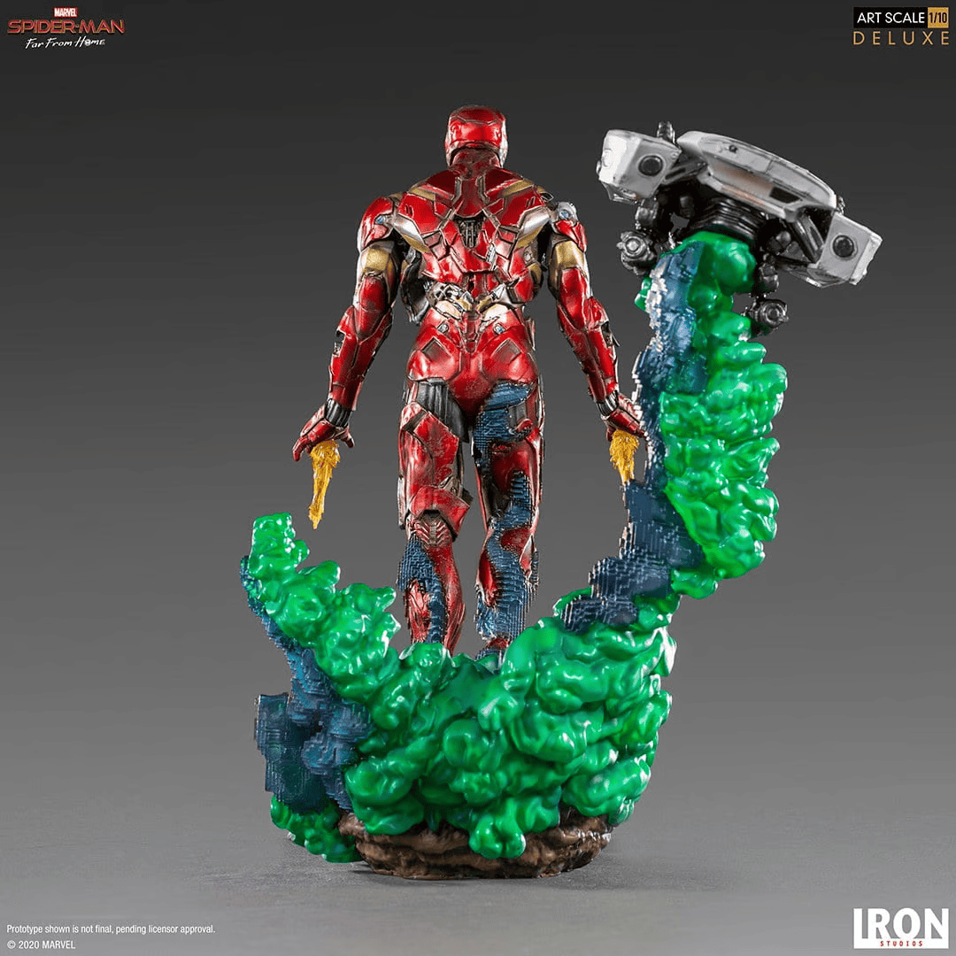 IRON Studios: Marvel Spider-Man Far From Home - Iron Man Ilusion Deluxe Escala de Arte 1/10