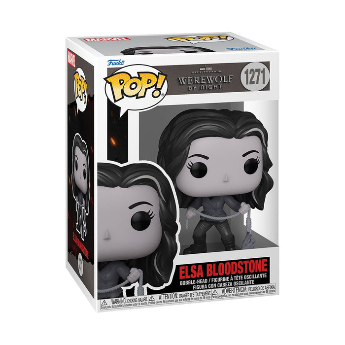 Funko Pop Marvel: Werewolf By Night - Elsa Con Garra De Cuervo