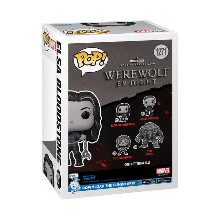 Funko Pop Marvel: Werewolf By Night - Elsa Con Garra De Cuervo