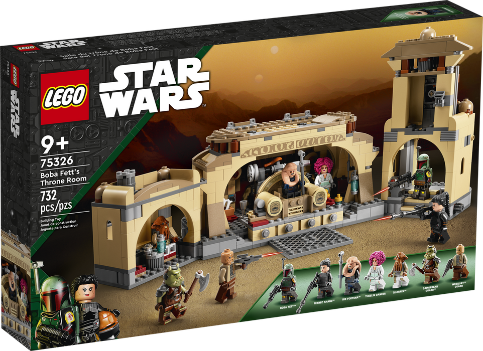 LEGO Star Wars Sala del Trono de Boba Fett 75326