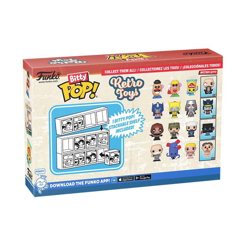 Funko Bitty Pop: Retro Toys - Sr Cara de Papa 4 Pack