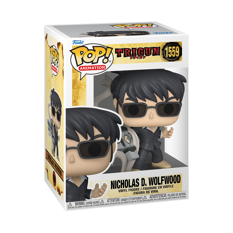 Funko Pop Animation: Trigun - Nicholas D Wolfwood Con Punisher