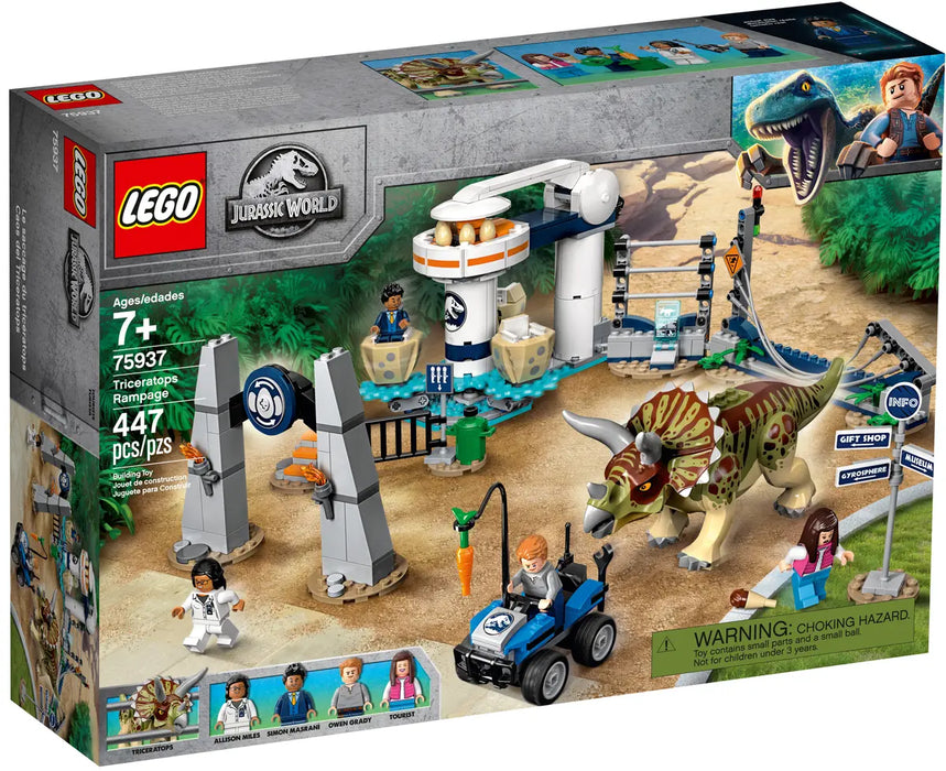 LEGO Jurassic World Caos del Triceratops 75937