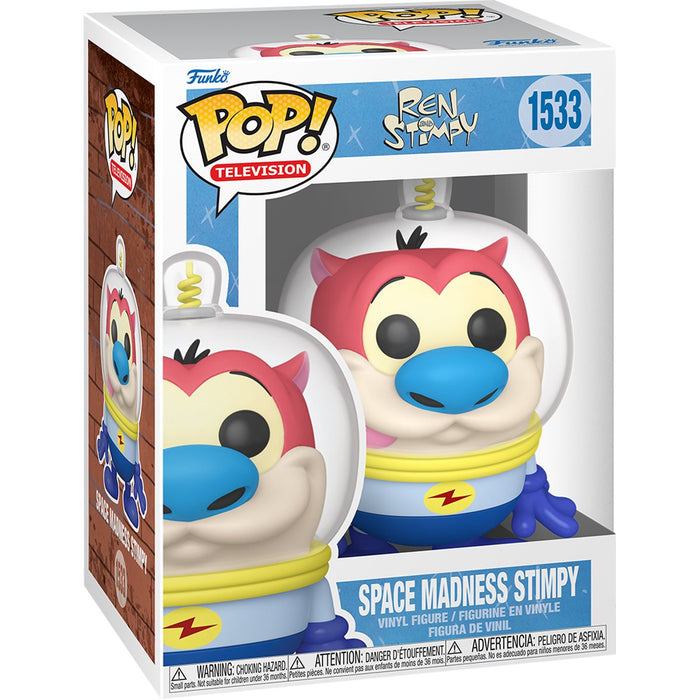 Funko Pop TV: Ren y Stimpy - Stimpy Traje Espacial