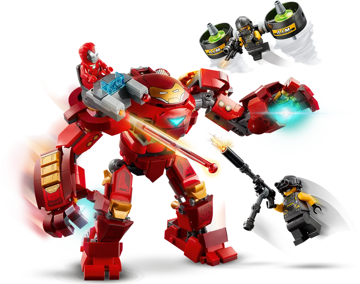 LEGO Marvel Super Heroes Avengers Hulkbuster De Iron Man vs Agente de A.I.M. 76164