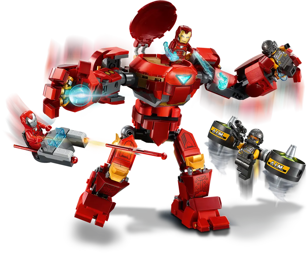 LEGO Marvel Super Heroes Avengers Hulkbuster De Iron Man vs Agente de A.I.M. 76164