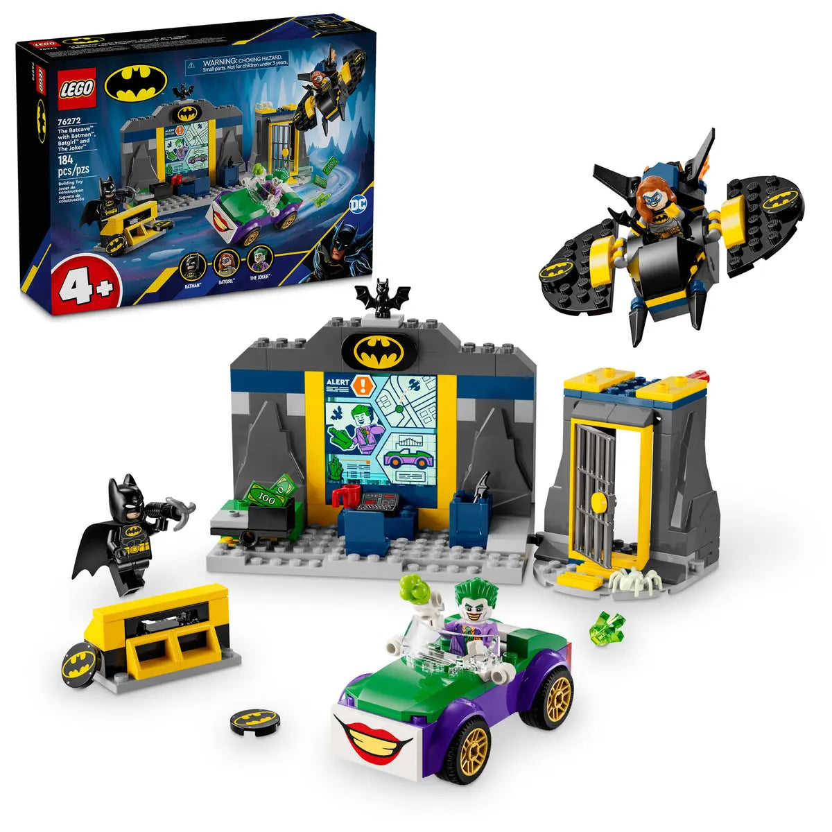 LEGO Super Heroes DC Batcueva con Batman, Batgirl y Joker 76272