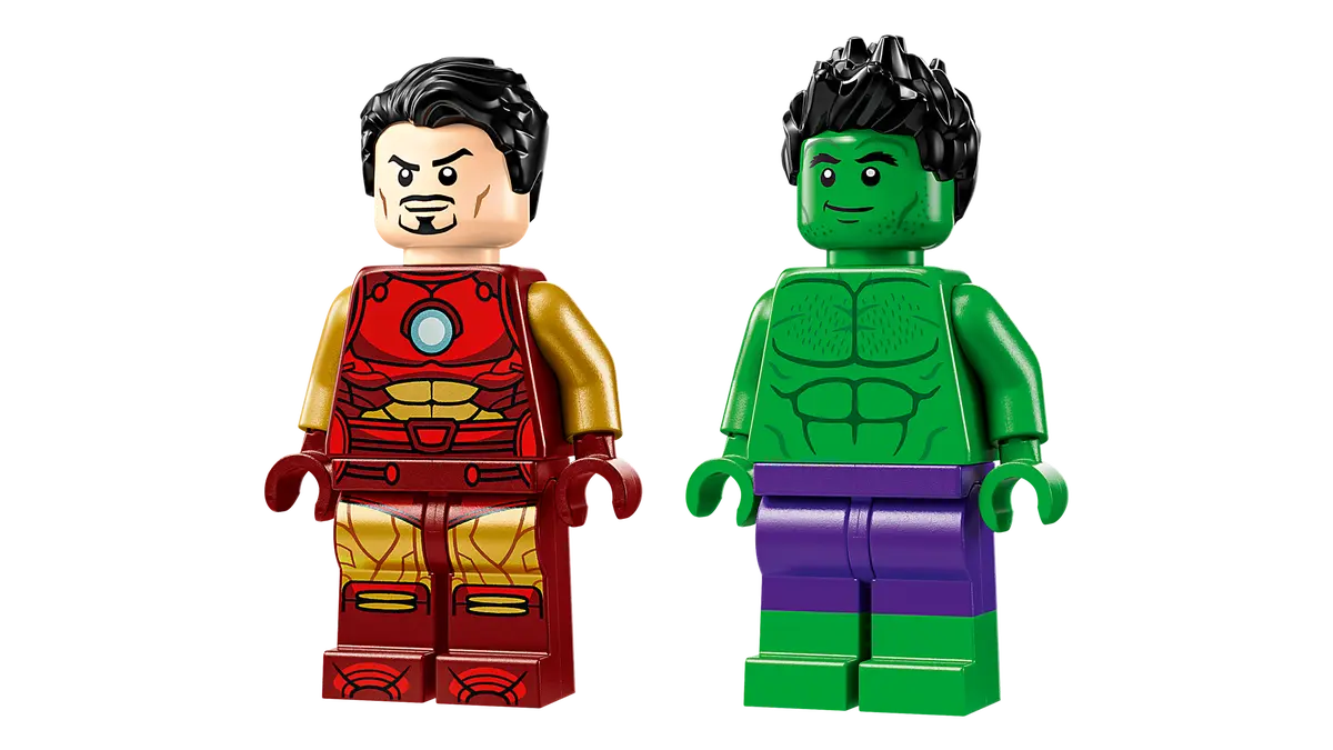 LEGO Super Heroes Marvel Iron Man con Moto y Hulk 76287