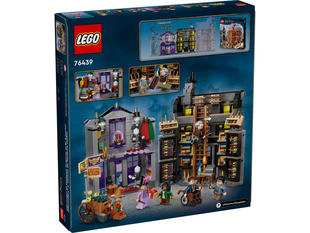 LEGO Harry Potter Ollivanders y Tunicas de Madame Malkin 76439