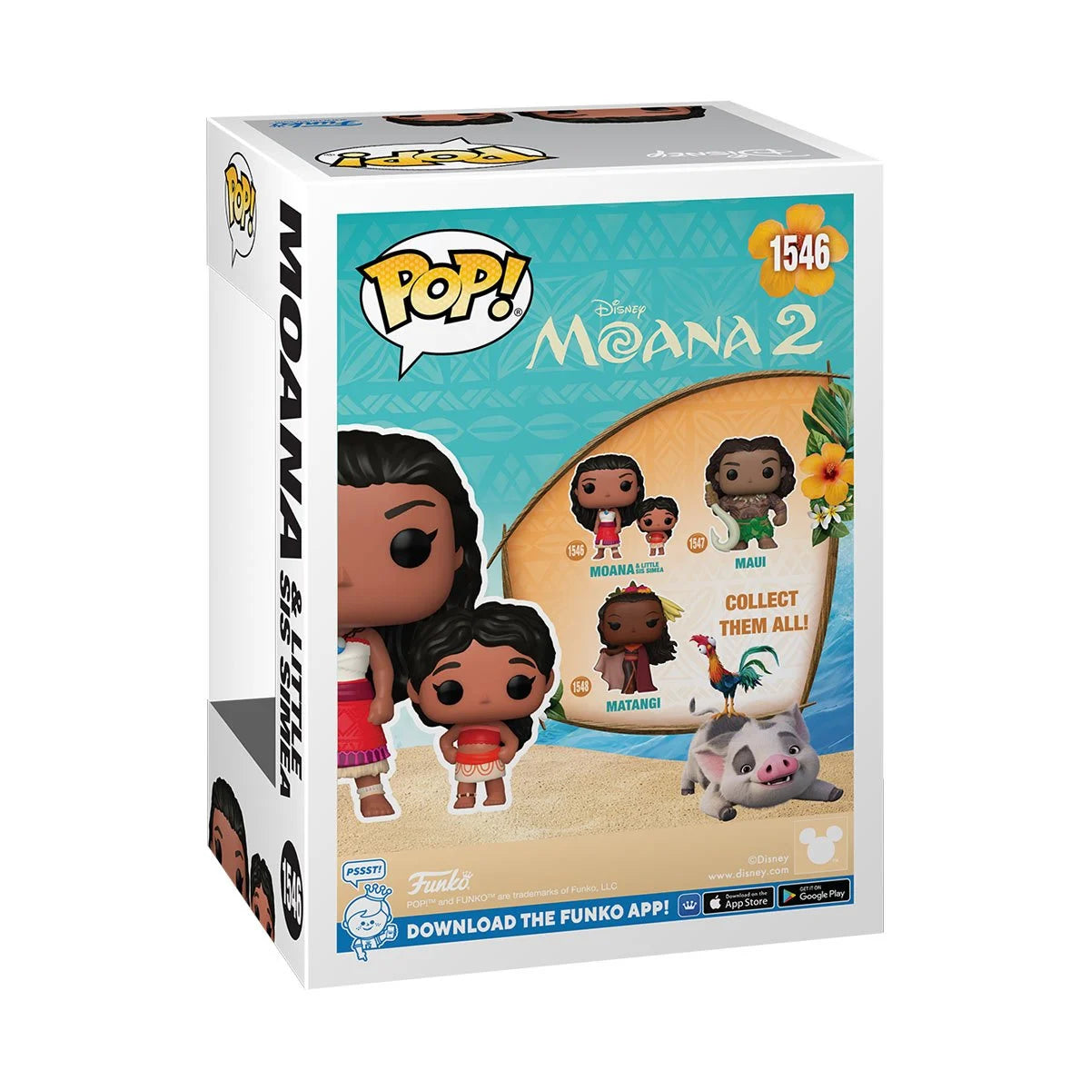 Funko Pop & Buddy: Moana 2 - Moana Con Simea