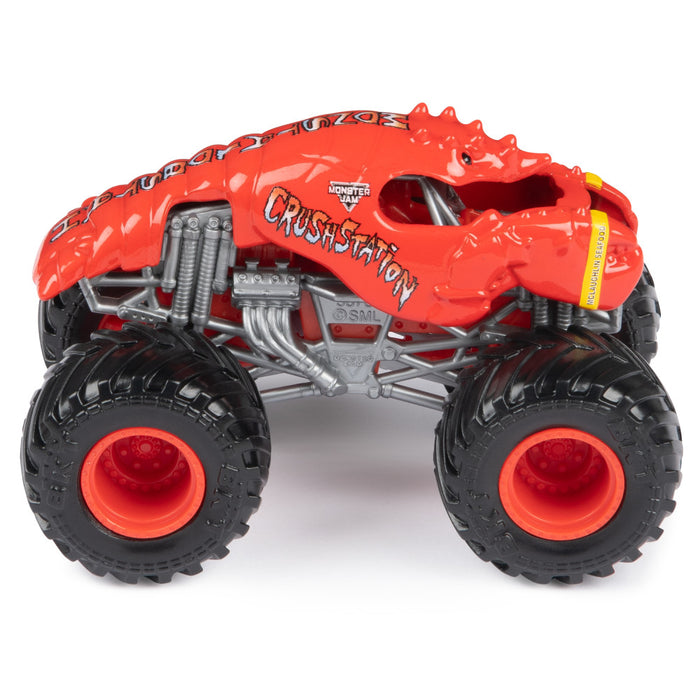 Monster Jam: Octon8er vs Crushstation Escala 1/64 2 Pack