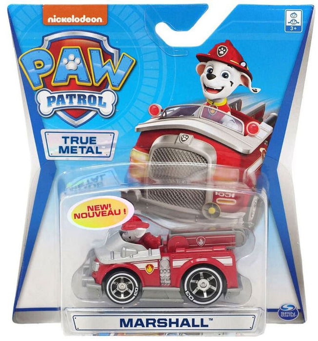 Paw Patrol: Paw Patrol Vehiculos True Metal Camion de Bomberos Marshall