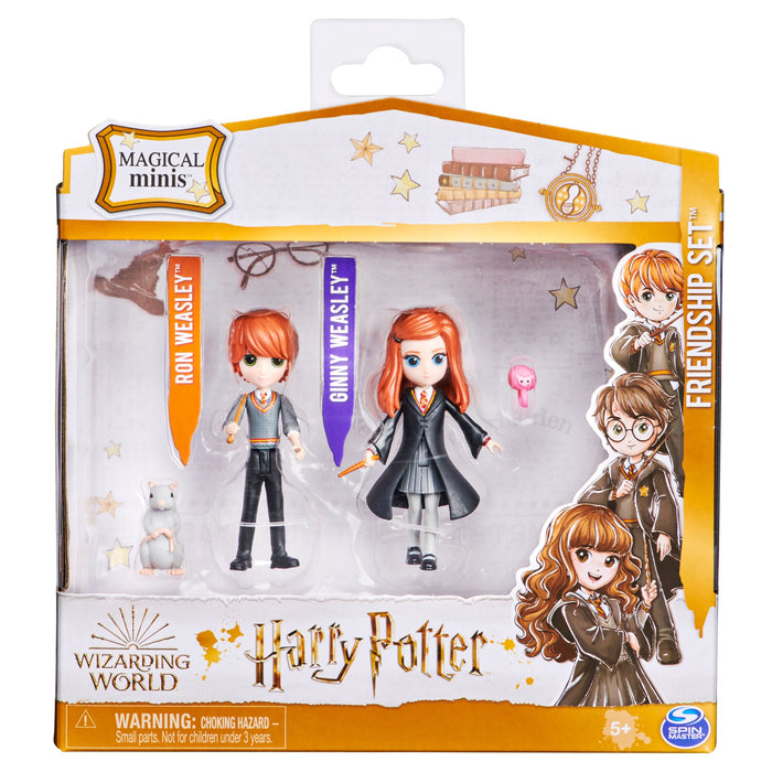 Wizarding World: Harry Potter Mini Pack Figuras Magicas - Ron Y Ginny