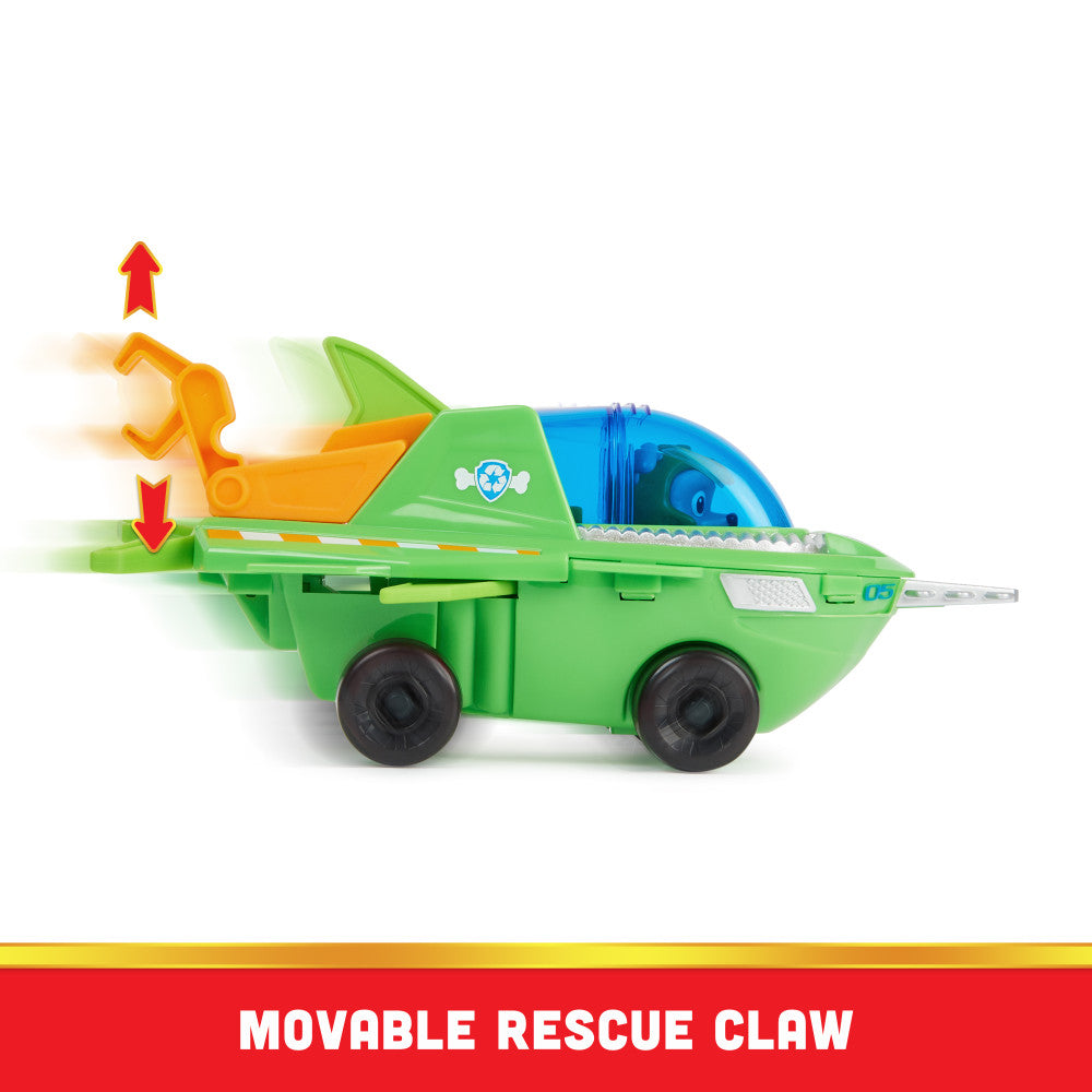 Paw Patrol: Aqua Pups - Rocky Con Vehiculo Acuatico