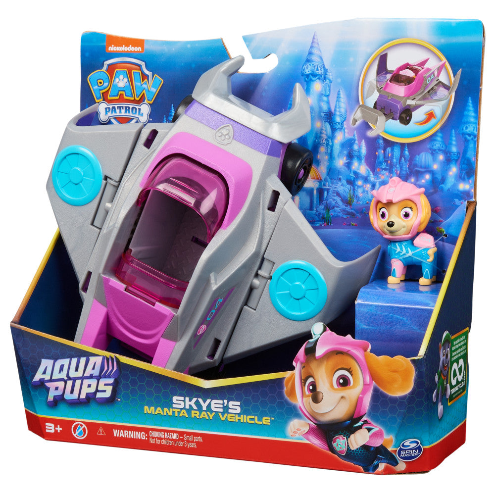 PAW PATROL - Aqua Pups RUBBLE Vehículo Deluxe - Lovely Kids