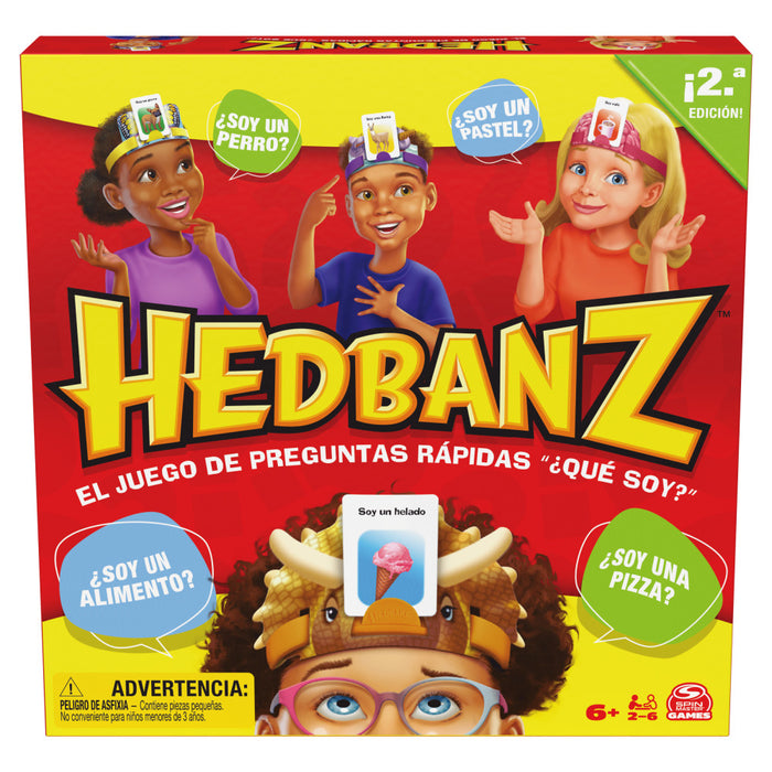 Games: Hedbanz Familiar Refresh 2023 Juego Mesa