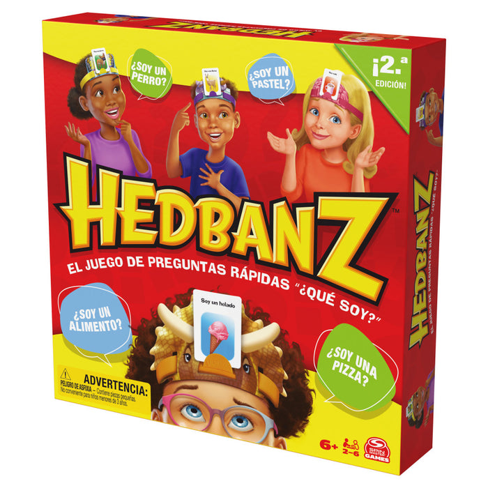 Games: Hedbanz Familiar Refresh 2023 Juego Mesa