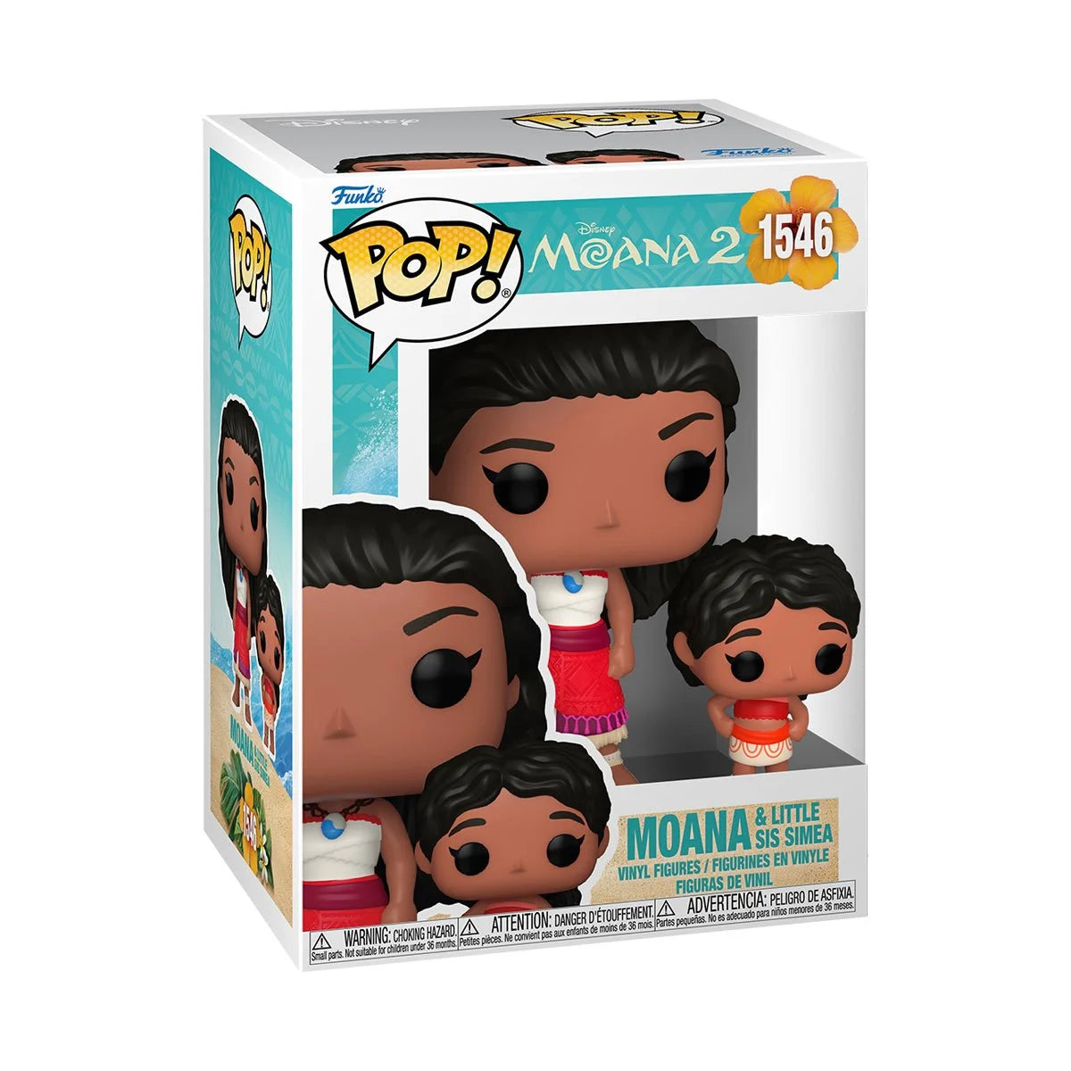 Funko Pop & Buddy: Moana 2 - Moana Con Simea