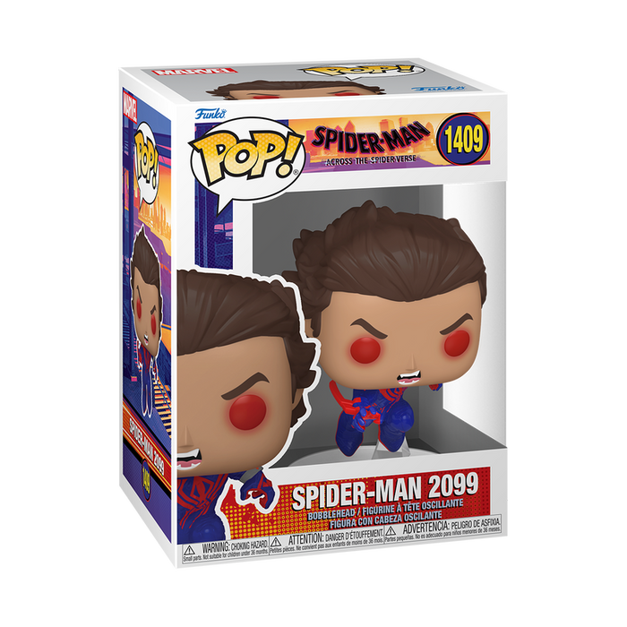 Funko Pop Marvel: Spiderman Across the Spiderverse - SpiderMan 2099 Miguel O Hara Sin Mascara