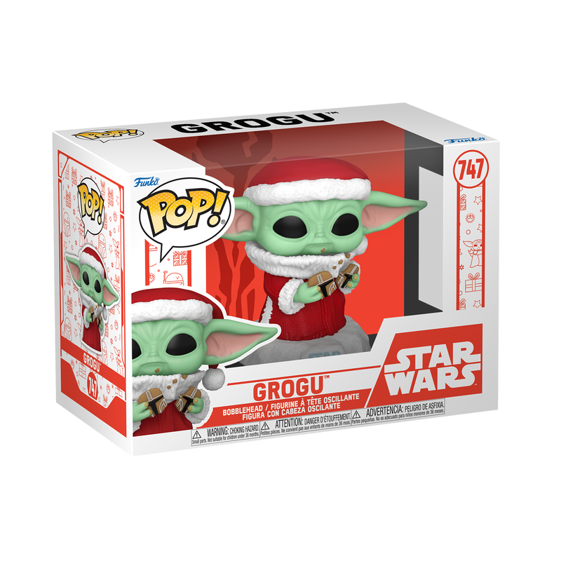 Funko Pop Star Wars: The Mandalorian Holiday 2024 - Grogu Santa