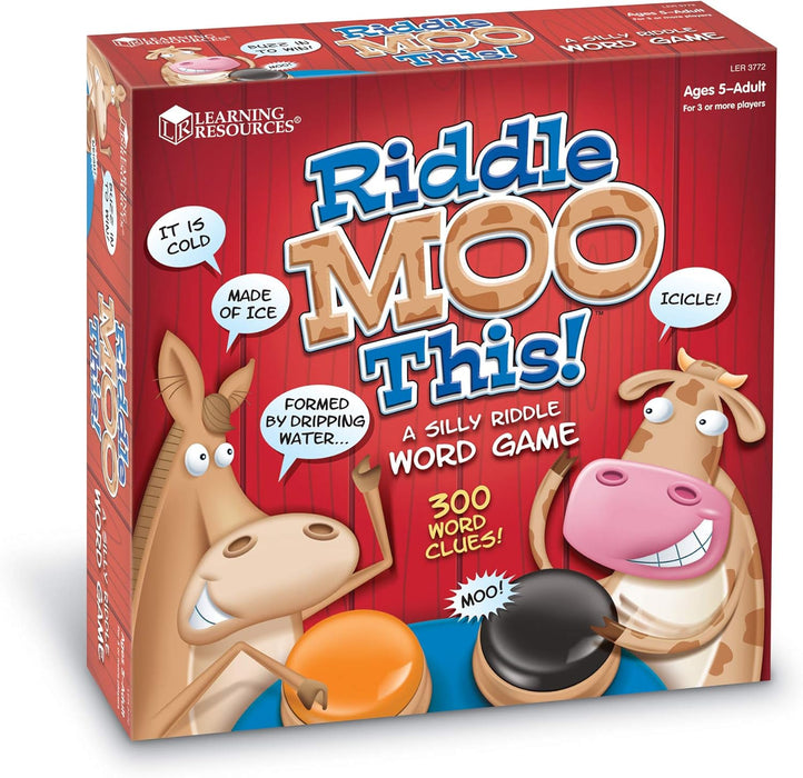 Learning Resources: Riddle Moo Juego De Palabras