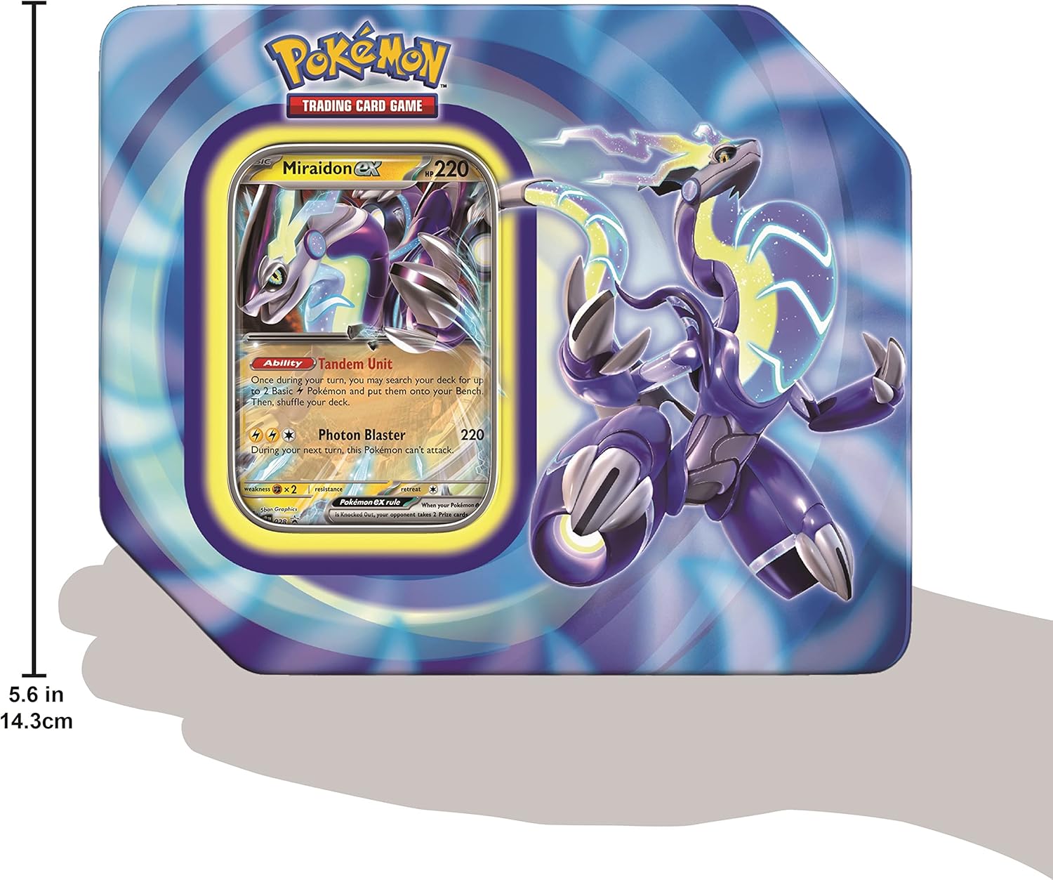 Pokemon TCG Escarlata y Purpura: Lata Leyendas de Paldea en Español Surtido