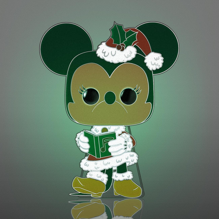 Funko Pop Pin: Disney Holiday - Minnie Mouse Glow Pin Esmaltado